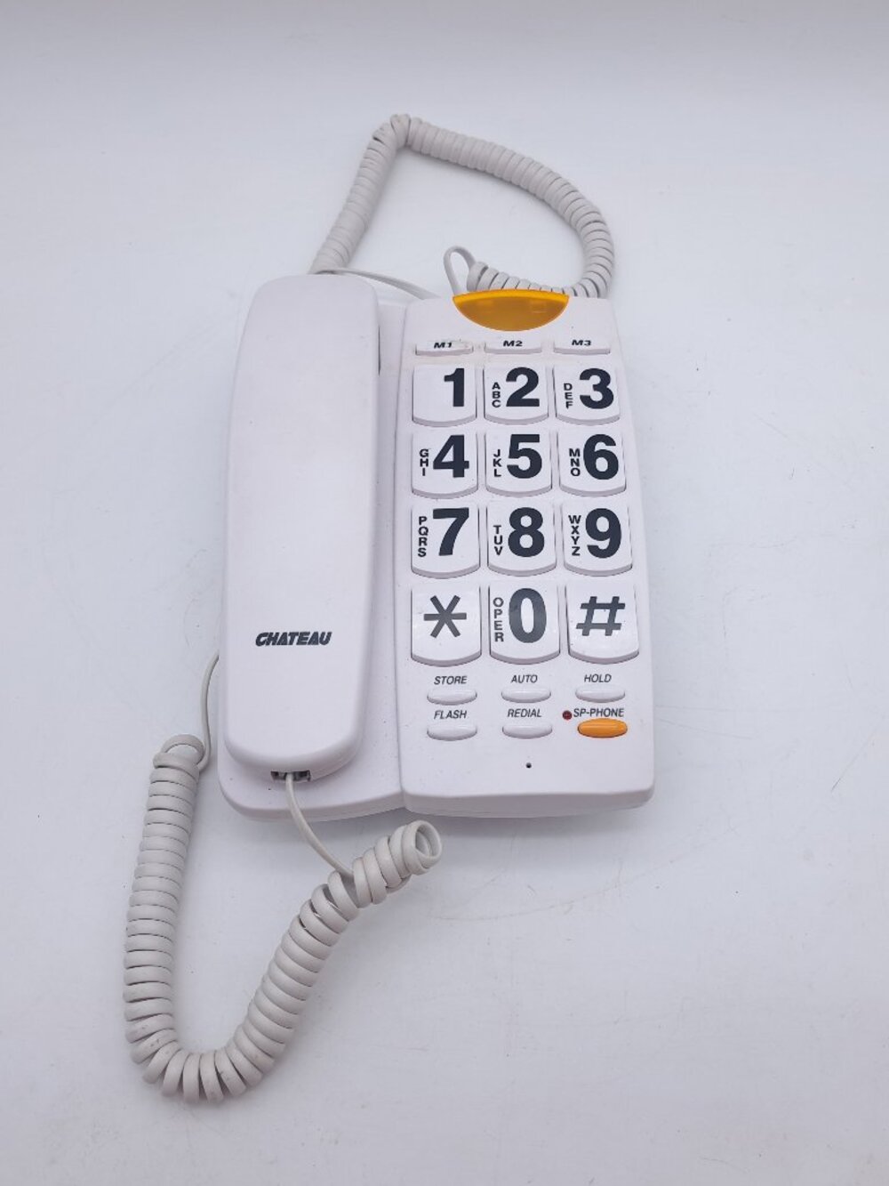 Large Numbers Push Button Telephone by Chateau